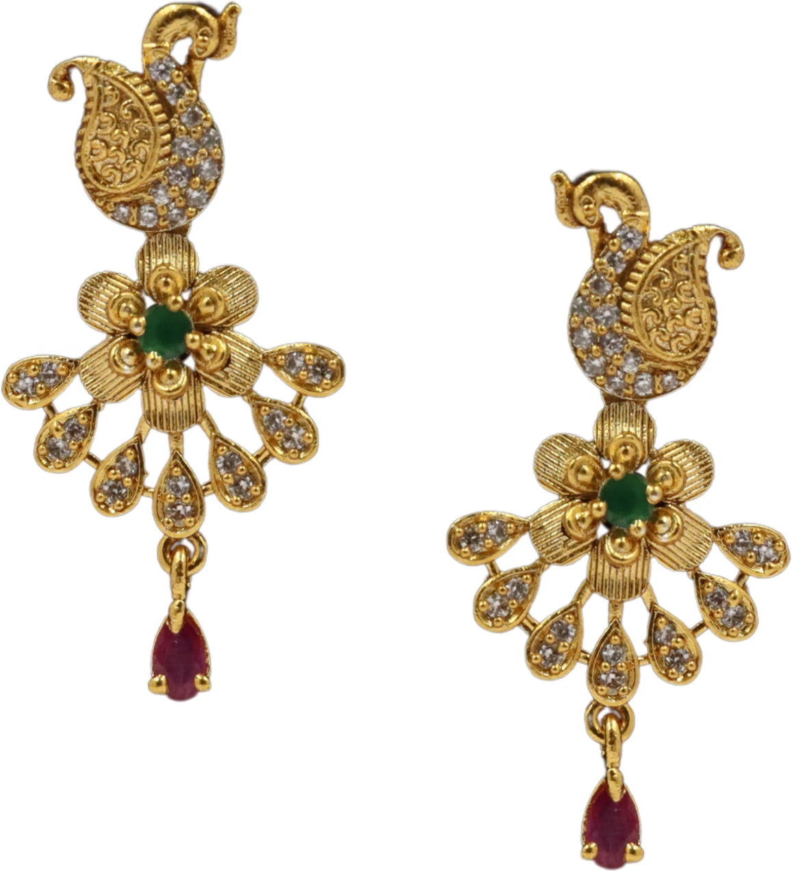 Ubricoon Brass Gold Jewel Set (Pack of 1)